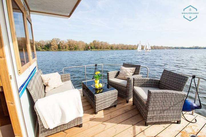 Blockhütte für 2 Personen, mit Balkon und Garten in Bad Saarow - 4