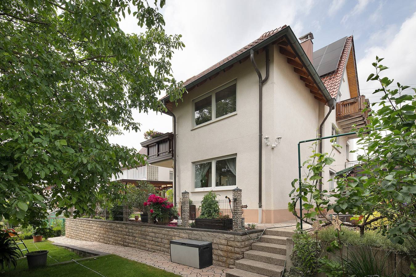 Ganze Wohnung, Ferienwohnung 'Weingärtner' mit Privatterrasse, Gemeinschaftsgarten und Wi-Fi in Schwäbisch Gmünd, Schwäbische Ostalb