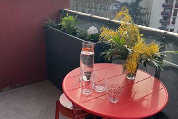 Gîte pour 2 personnes, avec balcon à Saint-Denis