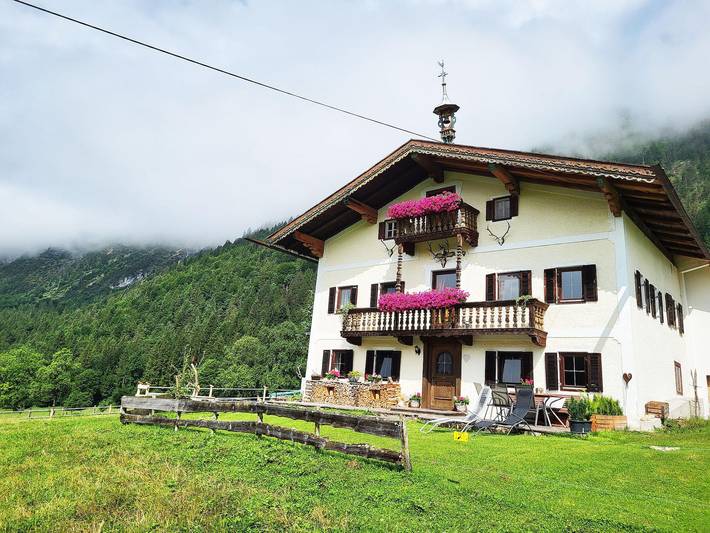 Bauernhof für 6 Personen, mit Balkon und Terrasse sowie Garten