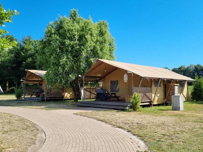 Ferienhaus für 3 Personen, mit Terrasse und Seeblick sowie Ausblick im Münsterland