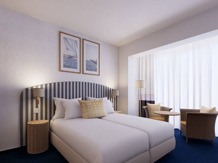 Ferienwohnung für 2 Personen, mit Sauna und Pool sowie Balkon in Binz - 3