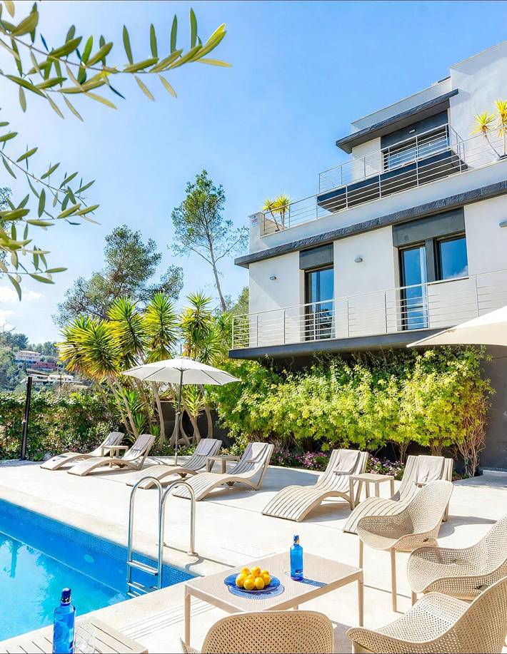 Chalet para 9 personas con piscina in Olivella, Garraf