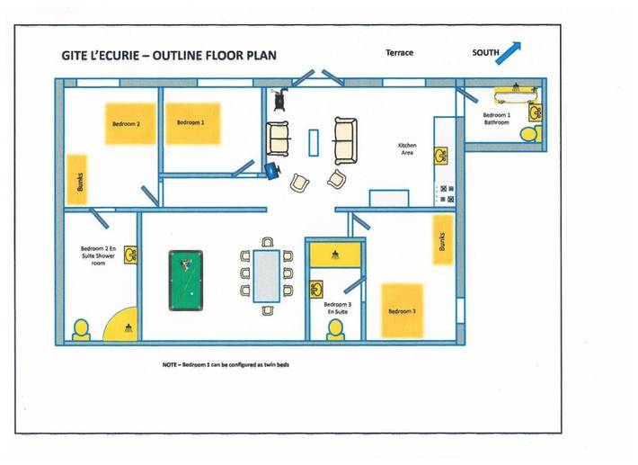 Location de vacances pour 6 personnes, avec vue ainsi que jardin et piscine à Brossac - 3