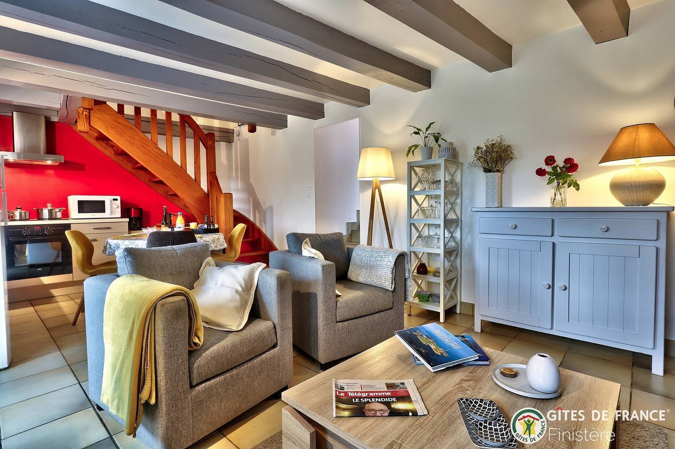 Casa de huéspedes para 2 personas con terraza in Plogonnec, Iroise