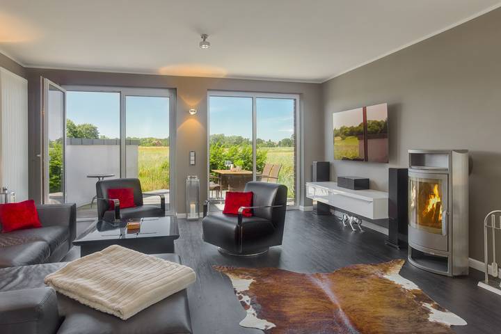 Ferienhaus für 5 Personen, mit Ausblick und Garten sowie Terrasse - 1