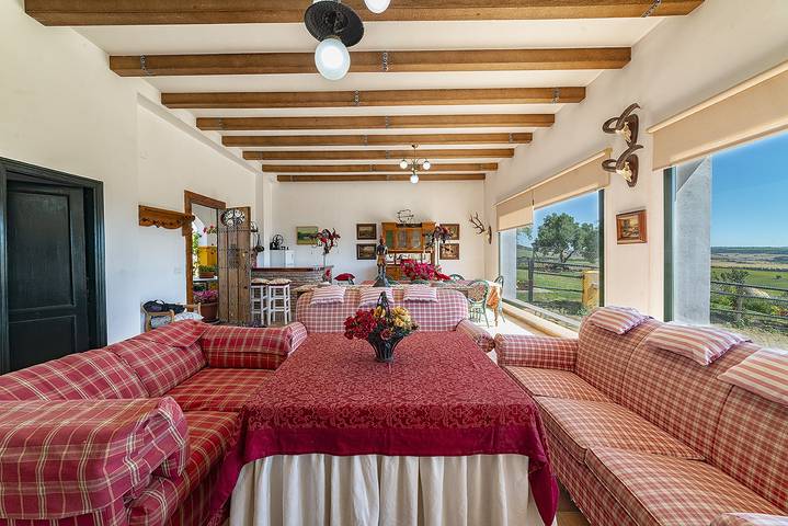 Casa rural para 13 personas, con balcón además de jardín y vistas al lago en Arcos de la Frontera - 4