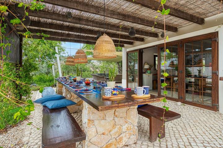 Location de vacances pour 10 personnes, avec piscine et jardin, adapté aux familles dans São Bartolomeu de Messines - 4