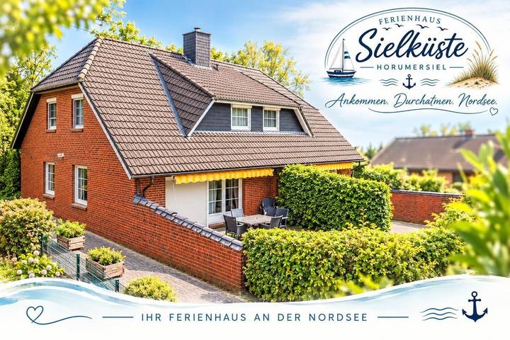 Ferienhaus für 6 Personen, mit Terrasse und Garten in Horumersiel