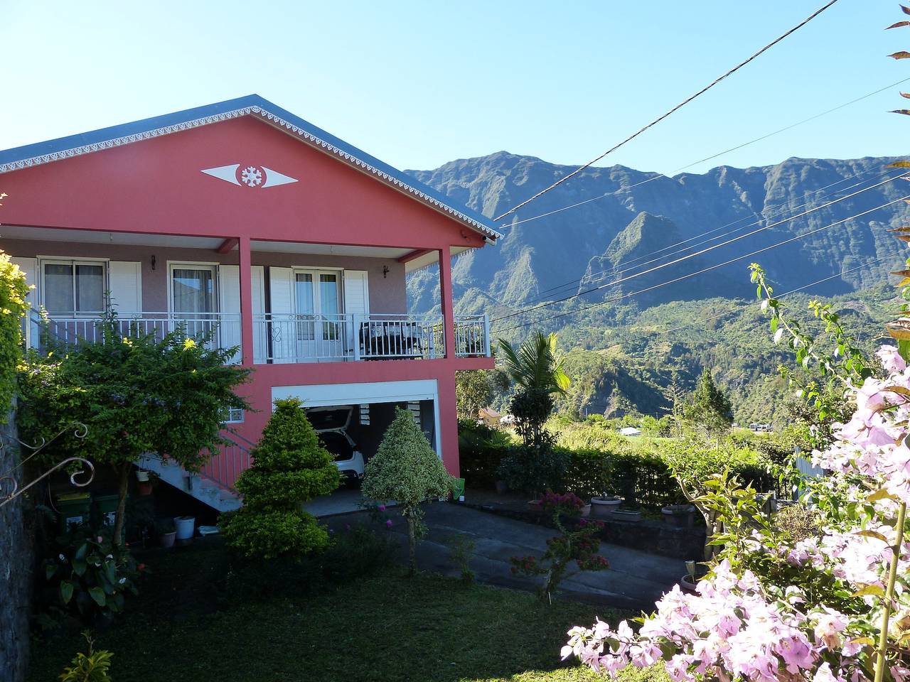 Maison cosy avec vue sur la montagne de Cilaos in Cilaos, Île de la Réunion