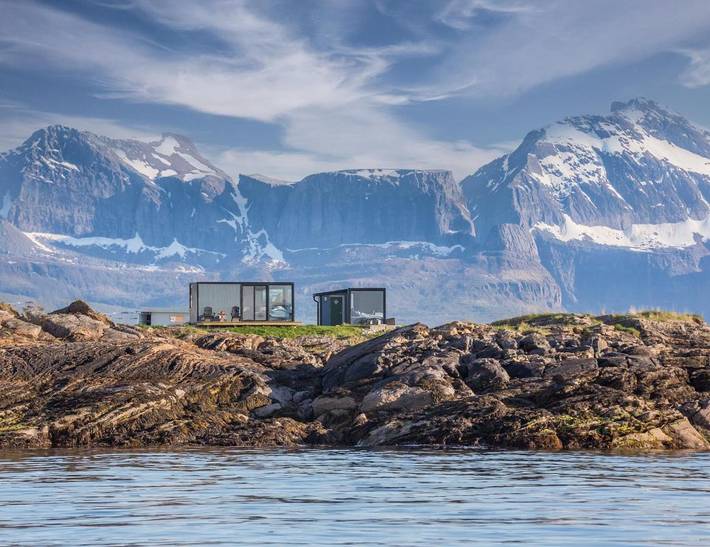 Kemping dla 2 osób, z Taras i Widok w Norwegia