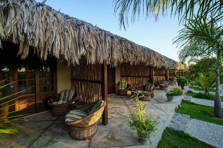 Cabanas para 11 pessoas com balcão/terraço in Beberibe, Litoral Cearense