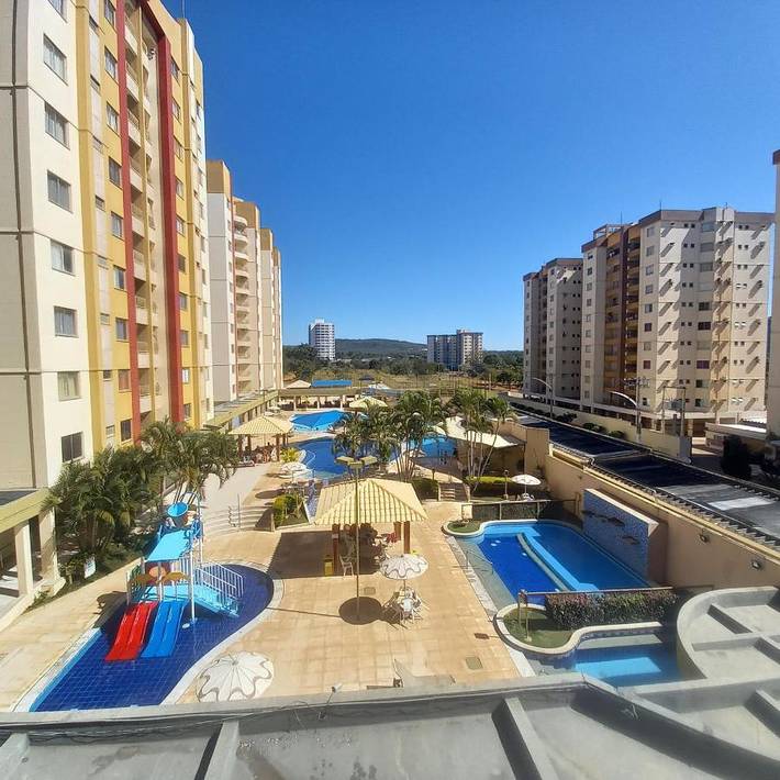 Casas e apartamentos de temporada para 6 pessoas, com piscina e sauna em Caldas Novas