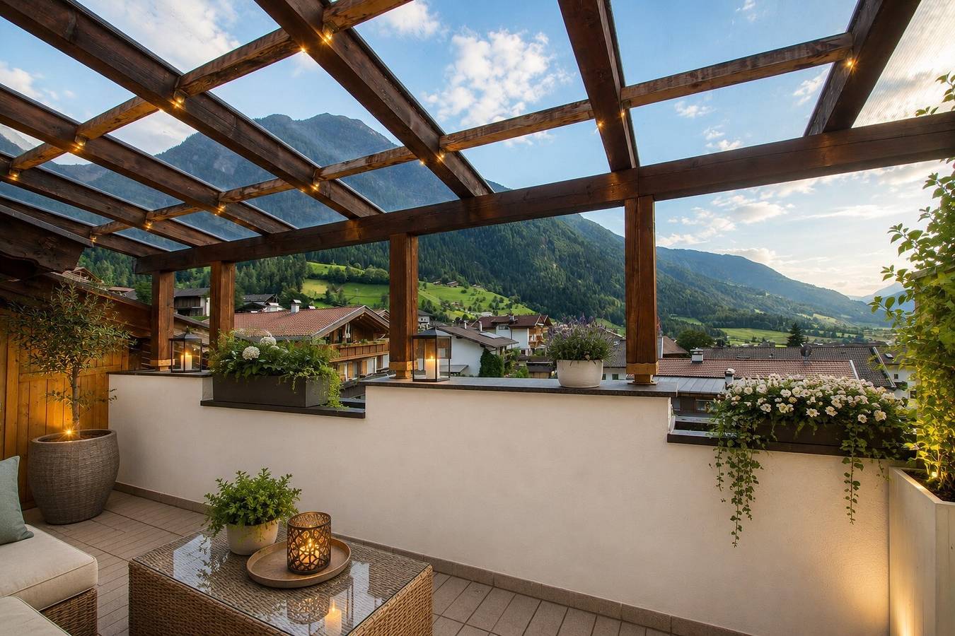 Ganze Wohnung, Apartment „Das Bergland – Timmels Suite“ mit Bergblick, Gemeinschaftsterrasse und Wlan in Stubaier Alpen, St. Leonhard in Passeier