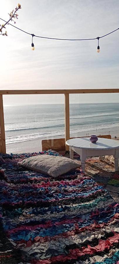 Chambre d’hôte pour 2 personnes, avec vue et terrasse à Taghazout (village)