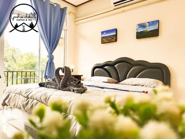 Cottage pour 2 personnes, avec balcon et vue dans Mae Hong Son