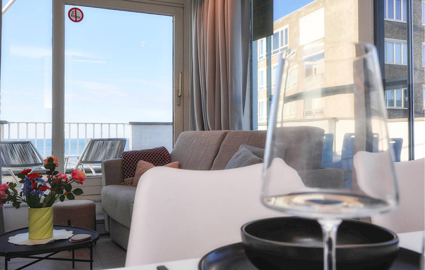 Appartement de vacances entier, Appartement de vacances pour 4 personnes avec terrasse in Ville d'Ostende, Oostende