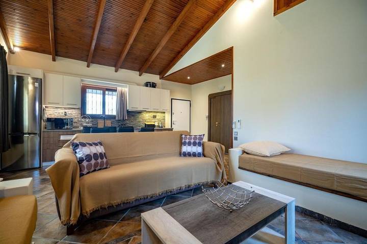 Ferienwohnung für 6 Personen, mit Ausblick und Garten