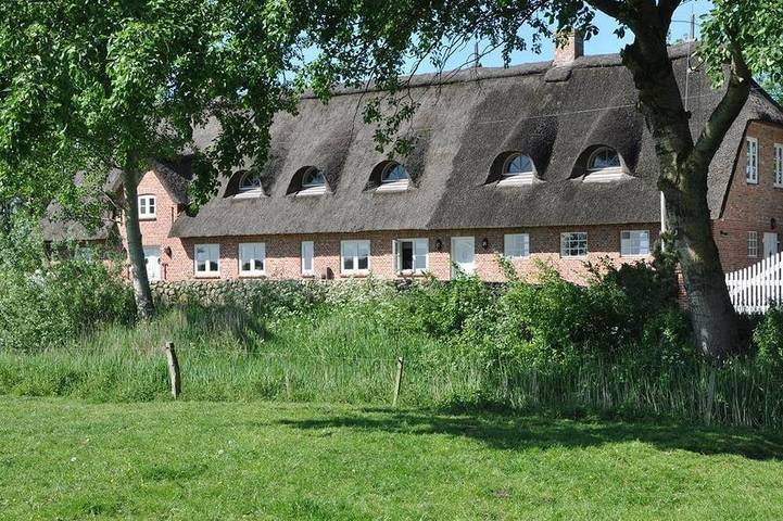 Osterdeich Molehill - Reetgedeckte Doppelhaushälfte Molehill in Poppenbüll, Eiderstedt