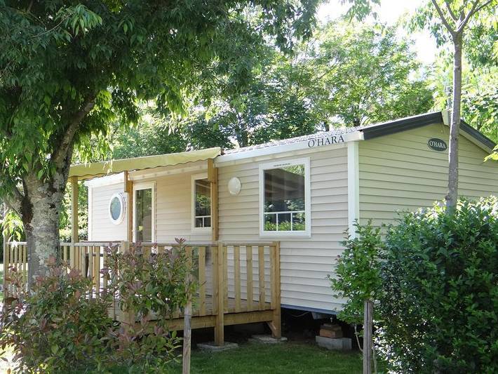 Mobil home pour 6 personnes, avec bassin pour enfant, animaux acceptés à Rosières (Ardèche) - 2