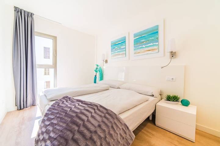 Ganze Wohnung, Sa Maniga - Luxus Apartm. 5.Etage gigantischer Meerblick, bis 4Pers., Wlan in Cala Millor, Sant Llorenç des Cardassar