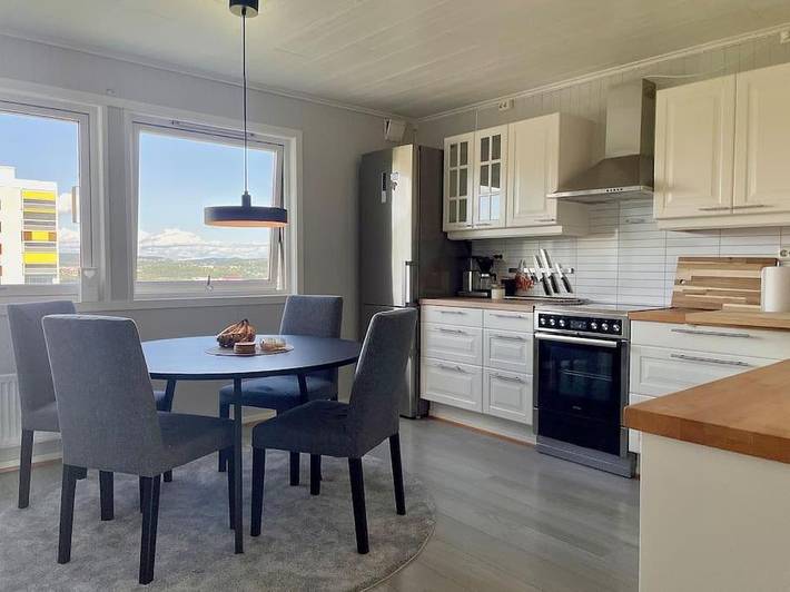 Ferienwohnung für 4 Personen, mit Garten und Balkon sowie Ausblick in Oslo