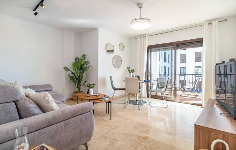 Ferienwohnung für 4 Personen, mit Pool und Terrasse sowie Ausblick, mit Haustier in Manilva - 3