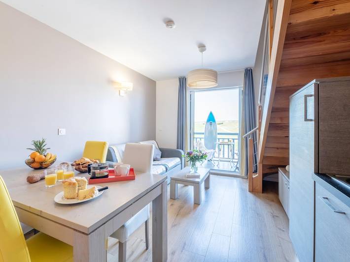 Gîte pour 6 personnes, avec piscine ainsi que sauna et balcon, animaux acceptés à Biscarrosse - 2