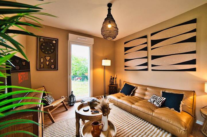 Ganze Wohnung, Lodge de la Prairie - Ethnic Chic - Spa and Nature in Osenbach, Regionaler Naturpark Belchen der Vogesen