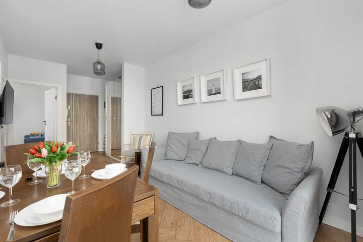 Ferienwohnung für 4 Personen, mit Whirlpool und Garten sowie Pool in Rewal