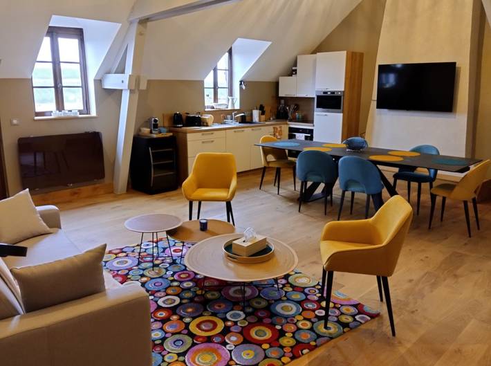 Gîte pour 4 personnes, avec jardin, animaux acceptés dans Château de Châteauneuf - 3