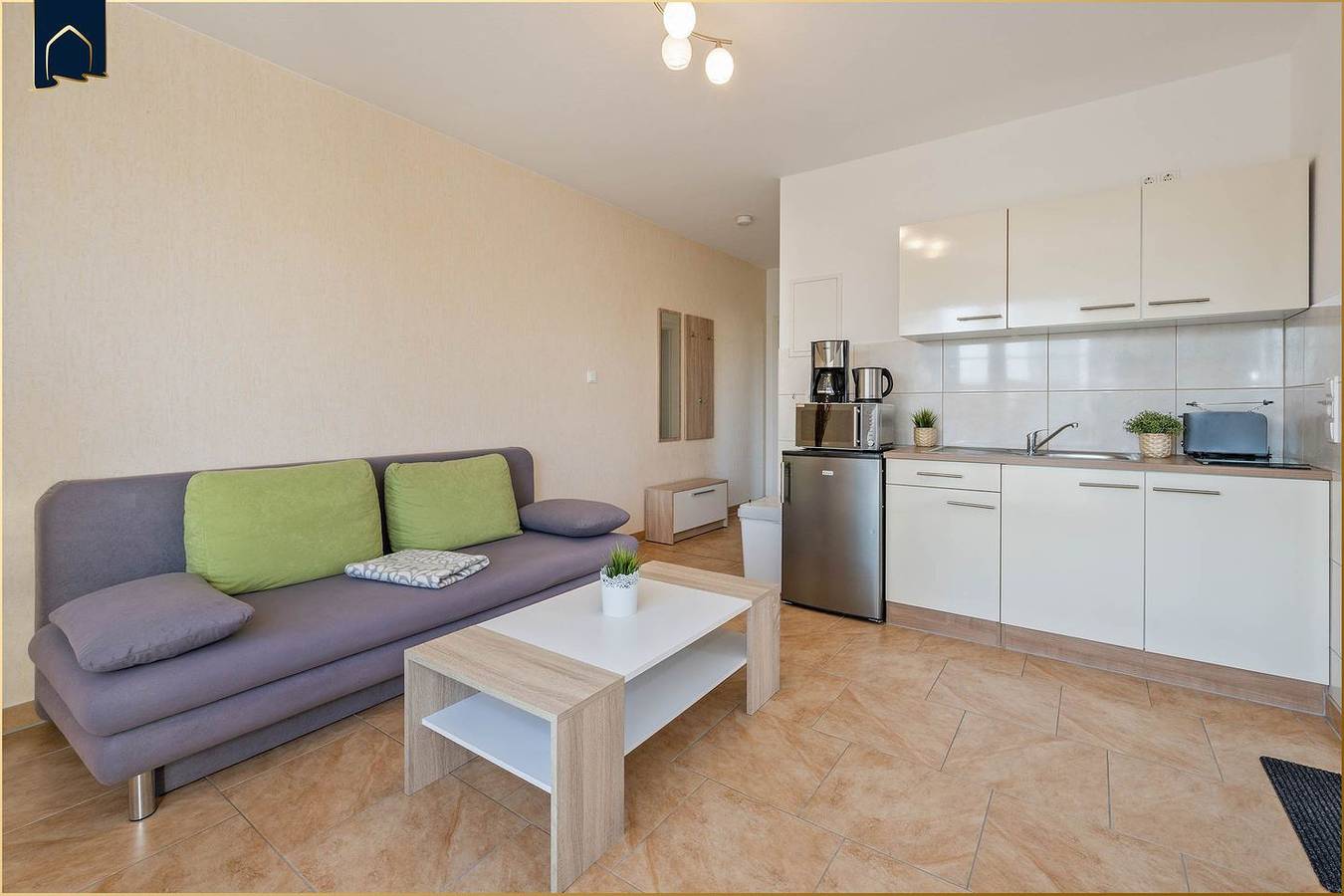 Ganze Wohnung, Gemütliche Ferienwohnung in Kachlin mit Garten, Sauna & Spielplatz im idyllischen Usedom-Dorf in Kachlin, Dargen