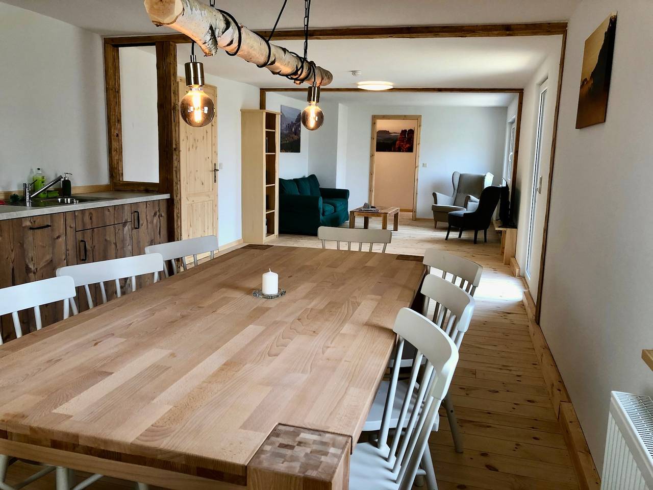 Ganze Ferienwohnung, Schöna Urlaub - "Das Große" Appartement (4-6 Personen) in Reinhardtsdorf-Schöna, Elbsandsteingebirge