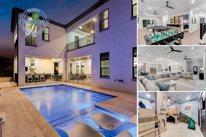 Vacation rental for 24 people, with children pool and pool in Celebration