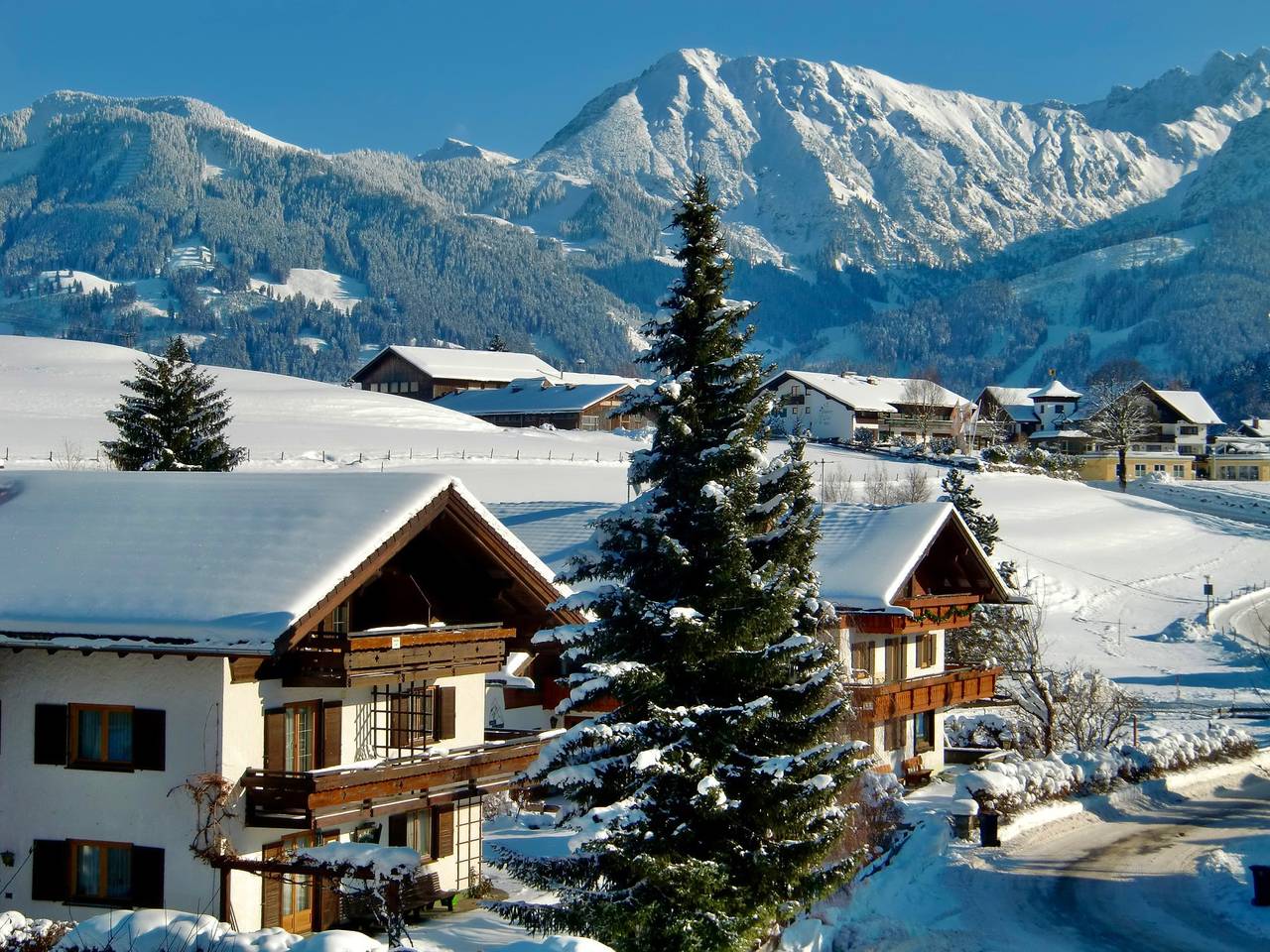 Ganzes Studio, Fewo 'Bergrose' mit Bergbahnticket Hörnerdörfer inklusive, Schwimmbad & Sauna in Obermaiselstein, Bayerisch Schwaben