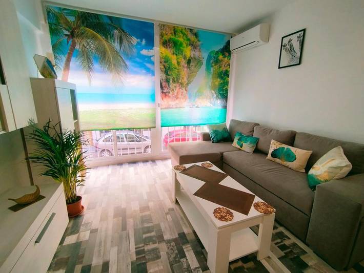 Apartamento para 4 personas, con balcón en El Palo (Málaga)