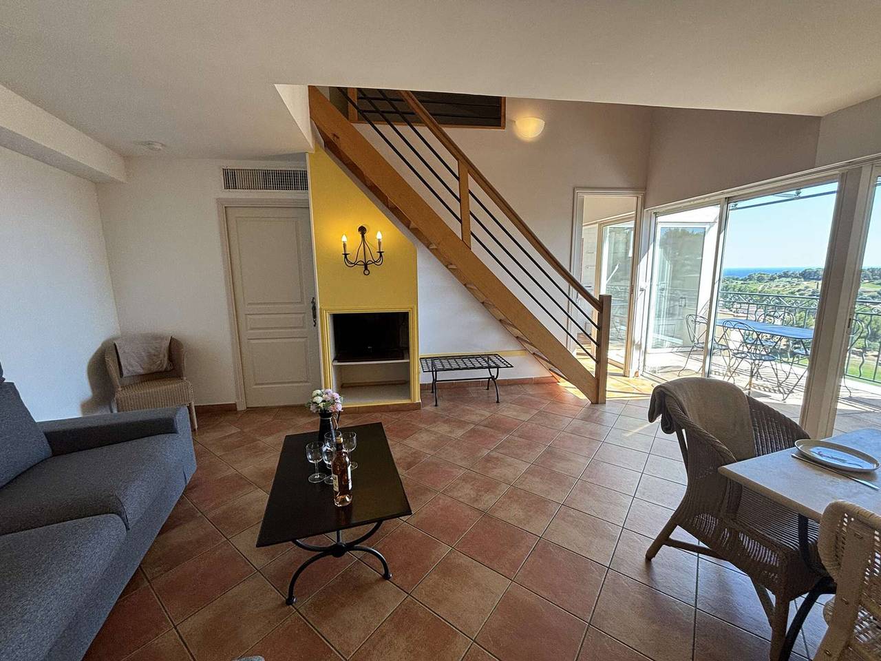 Appartement entier, Appartement vue mer - 6 pers. in Saint-Cyr-sur-Mer, Côte méditerranéenne (France)