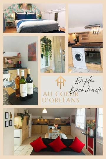 Gîte pour 4 personnes à Fleury-les-Aubrais