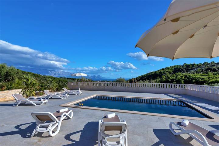 Villa Lokanjac mit Pool in Selca, Brac