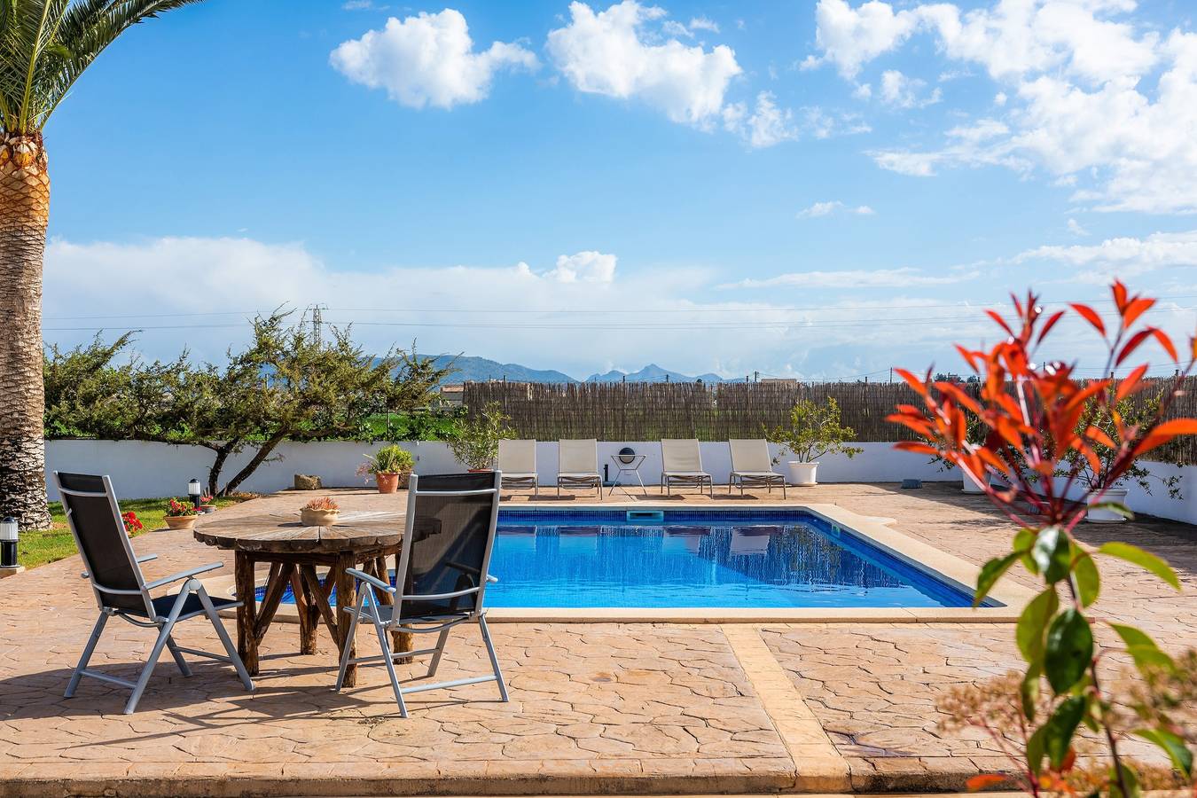 Ferienhaus Finca Goet mit Bergblick, Pool und Wlan in Sa Pobla, Mallorca Norden