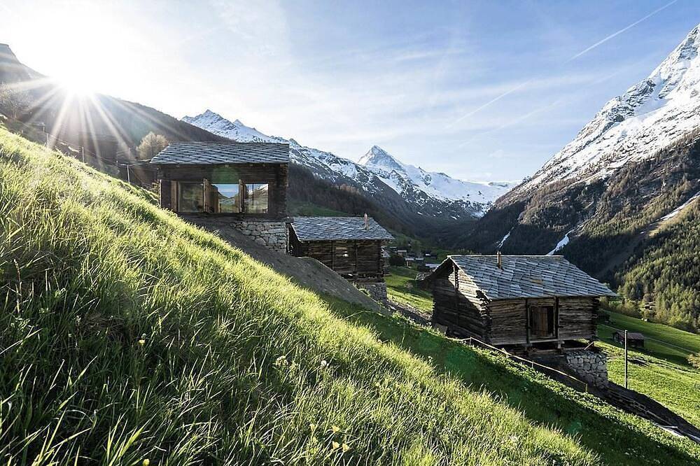 Ferienhaus La Forclaz Vs für 1 - 6 Personen mit 3 Schlafzimmern - Historisches Gebäude in Evolène, Walliser Alpen
