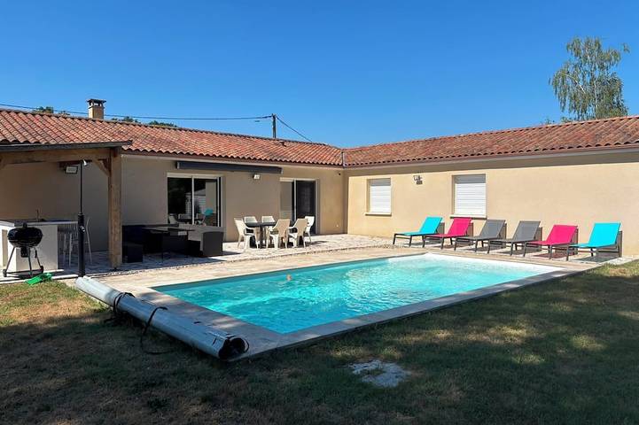 Location de vacances pour 6 personnes, avec Jardin à Saint-Seurin-sur-l'Isle