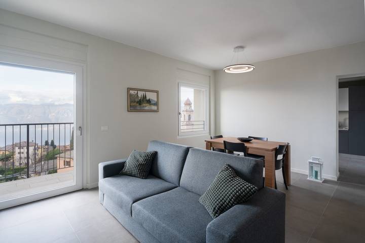 Gîte pour 4 personnes, avec balcon et vue sur le lac à San Zeno di Montagna - 2