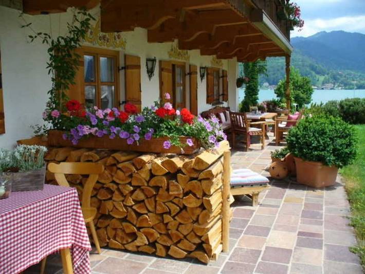 Ferienwohnung für 2 Personen, mit Balkon und Garten sowie Seeblick und Ausblick in Bad Wiessee - 3