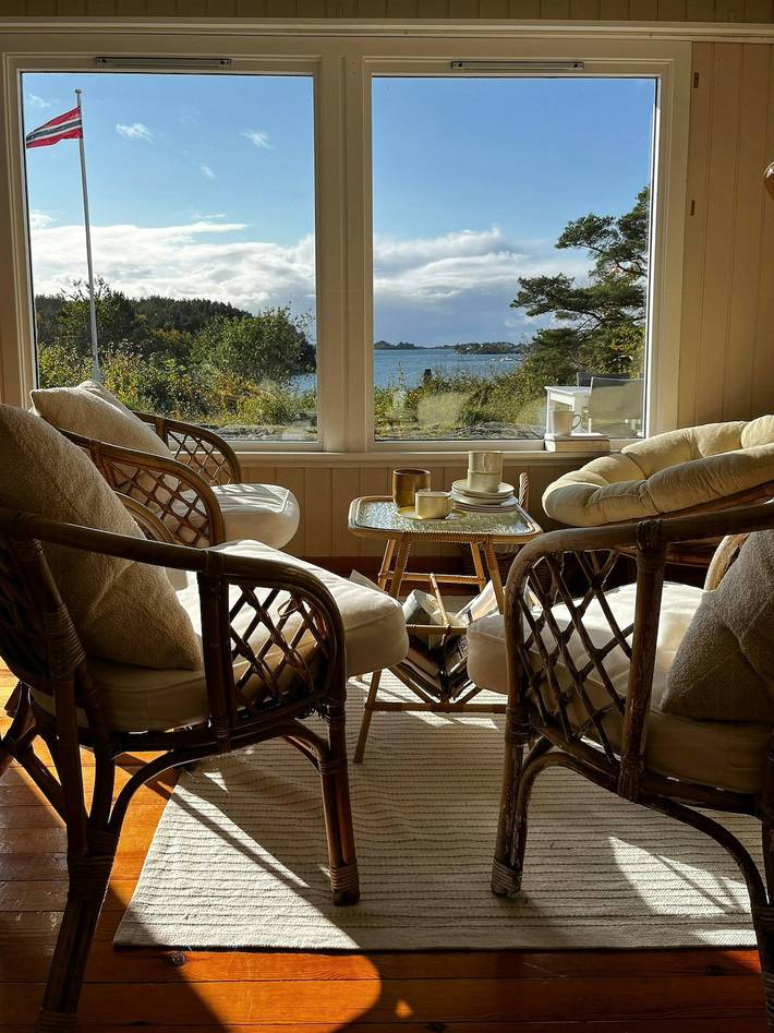 Ferienhaus für 8 Personen, mit Terrasse in Grimstad