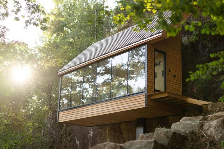 Kemping dla 3 osób, z ogród i widok w Norwegia