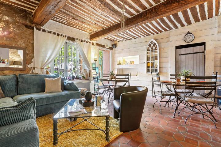 Habitación 'Bambou' con terraza compartida y Wi-Fi in Châteaudouble, Region de Draguignan