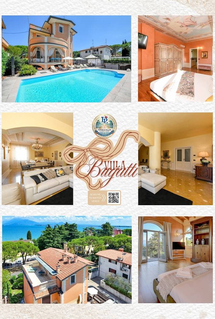 Villa für 8 Personen, mit Terrasse und Garten sowie Seeblick in Desenzano del Garda - 4