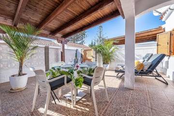 Bungalow für 4 Personen, mit Garten und Terrasse sowie Pool, mit Haustier in Playa del Inglés