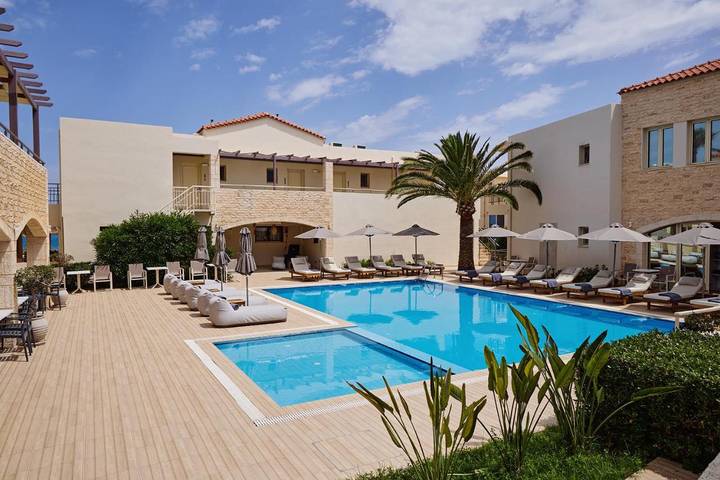 Hôtel pour 2 personnes, avec Balcon et Terrasse ainsi que Jardin et Piscine